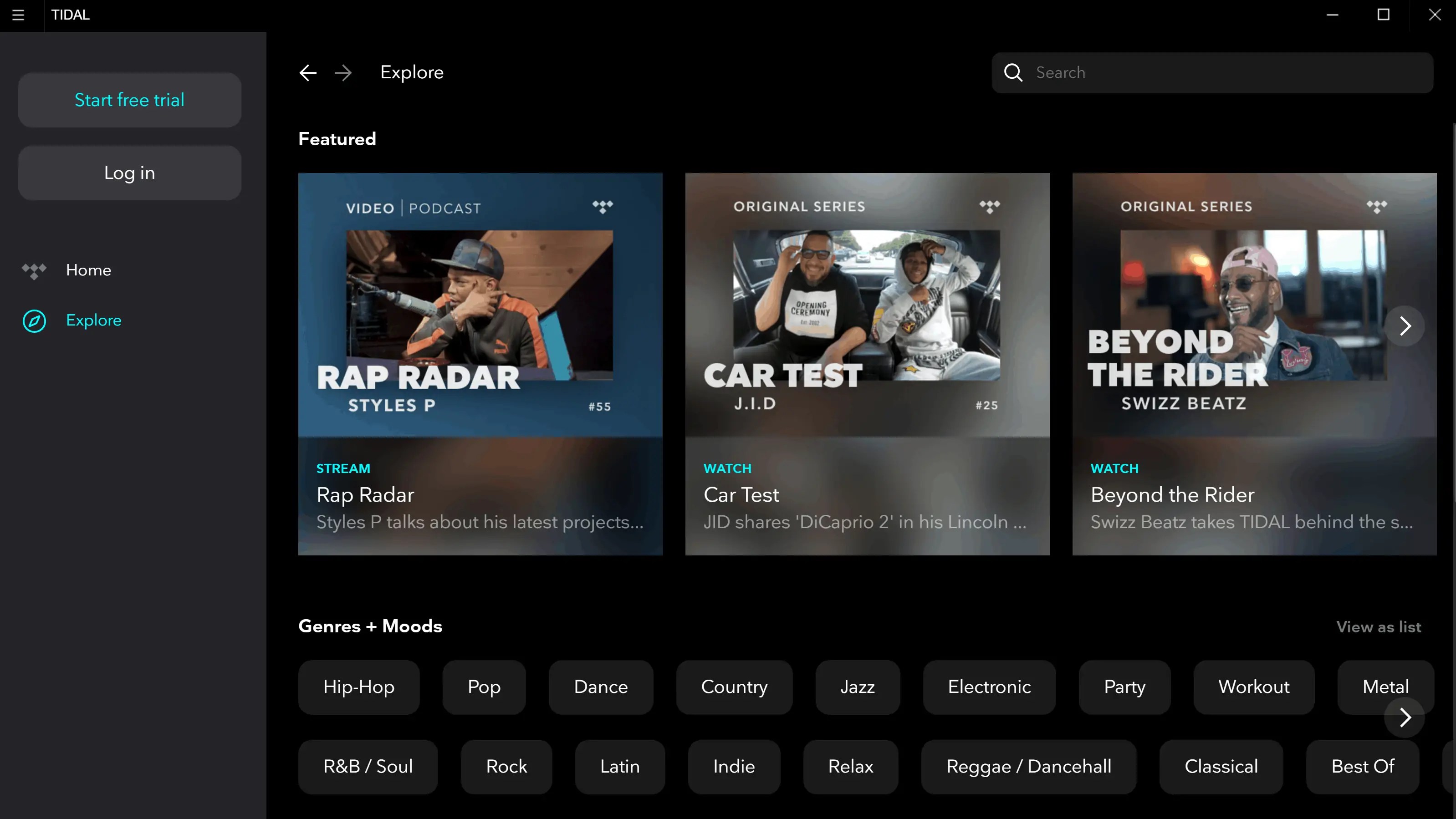 TIDAL brings its streaming app to the Microsoft Store High Resolution