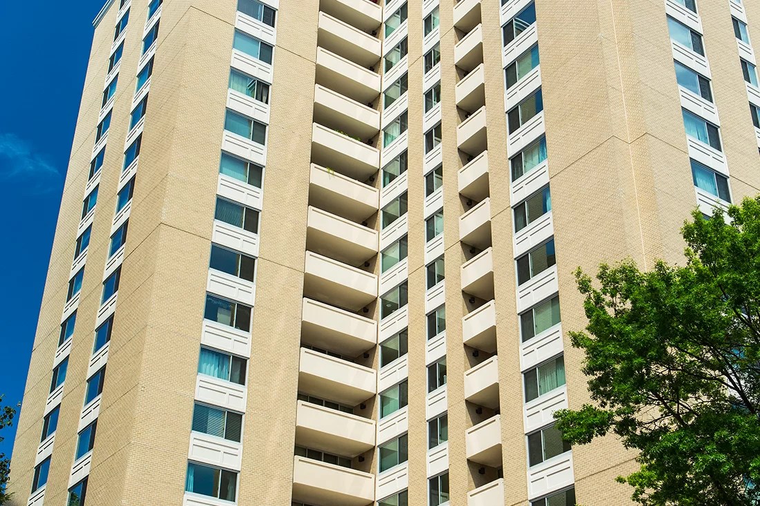 The Elizabeth Condominium HiRise Windows