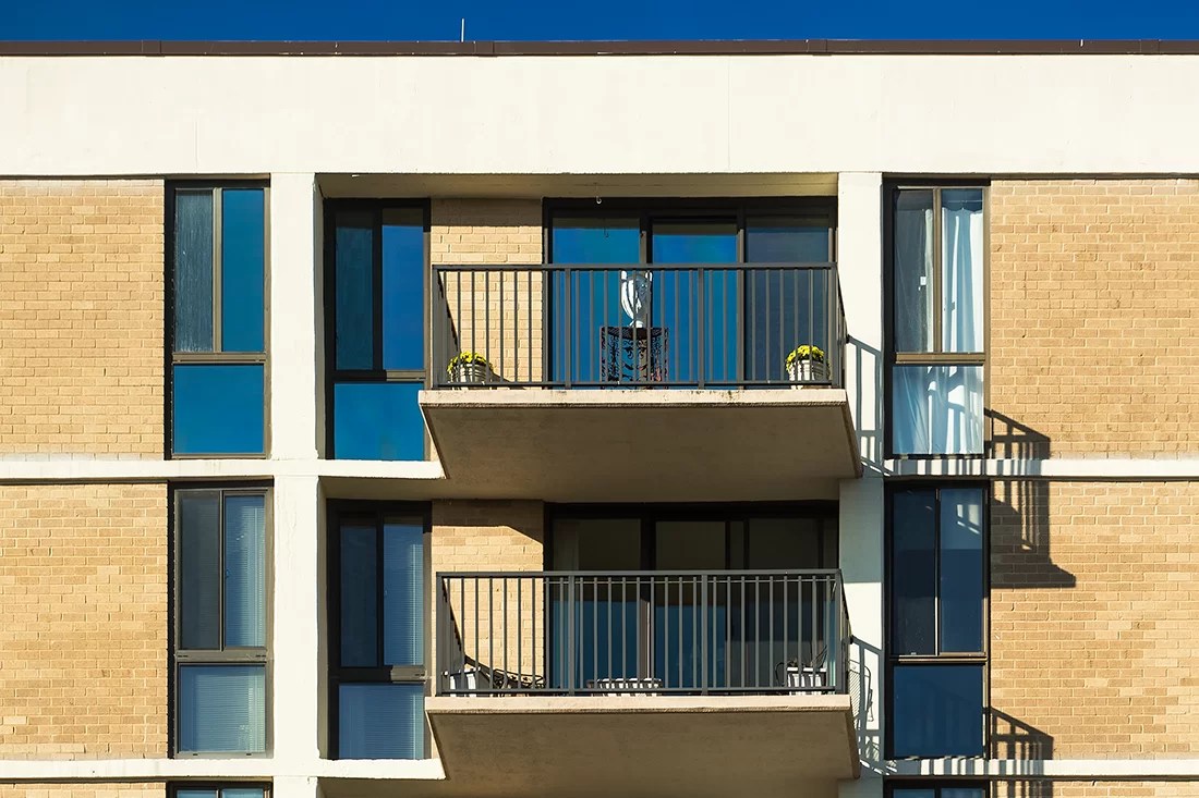 McLean House Condominium HiRise Windows