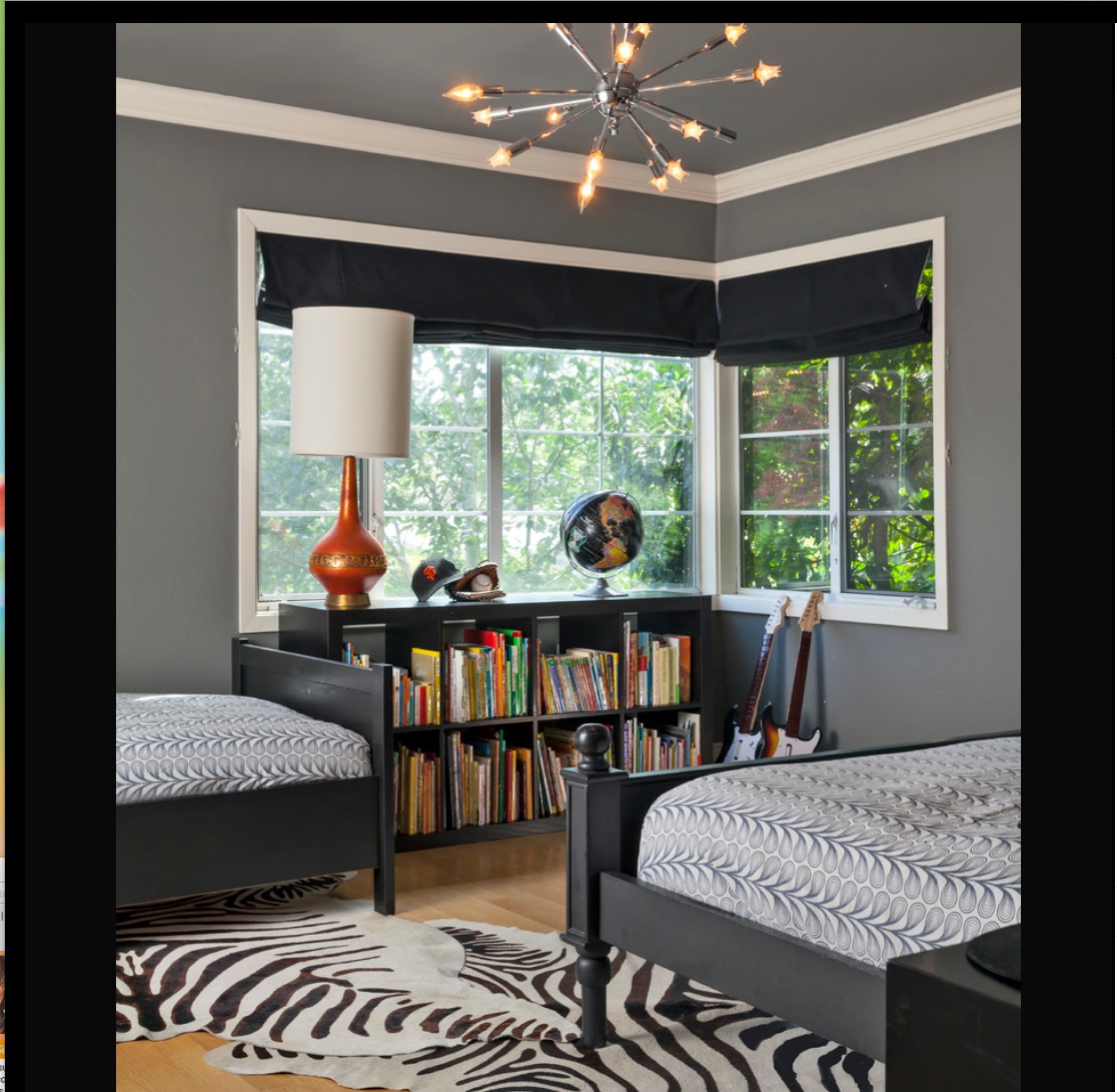 {bits & pieces boys' bedroom in chelsea gray} Hirshfield's