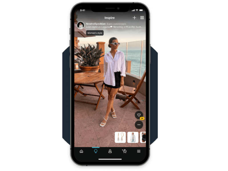Amazon lanza "Amazon Inspire", similar a TikTok, a finales de 2022