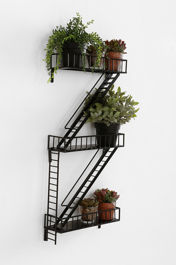 Fire Escape Wall Shelf Hispotion