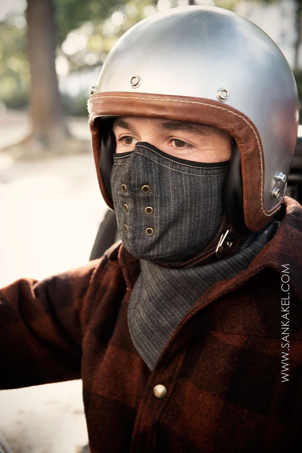 Sankakel Motorcycle Mask And Neck Warmer Hispotion