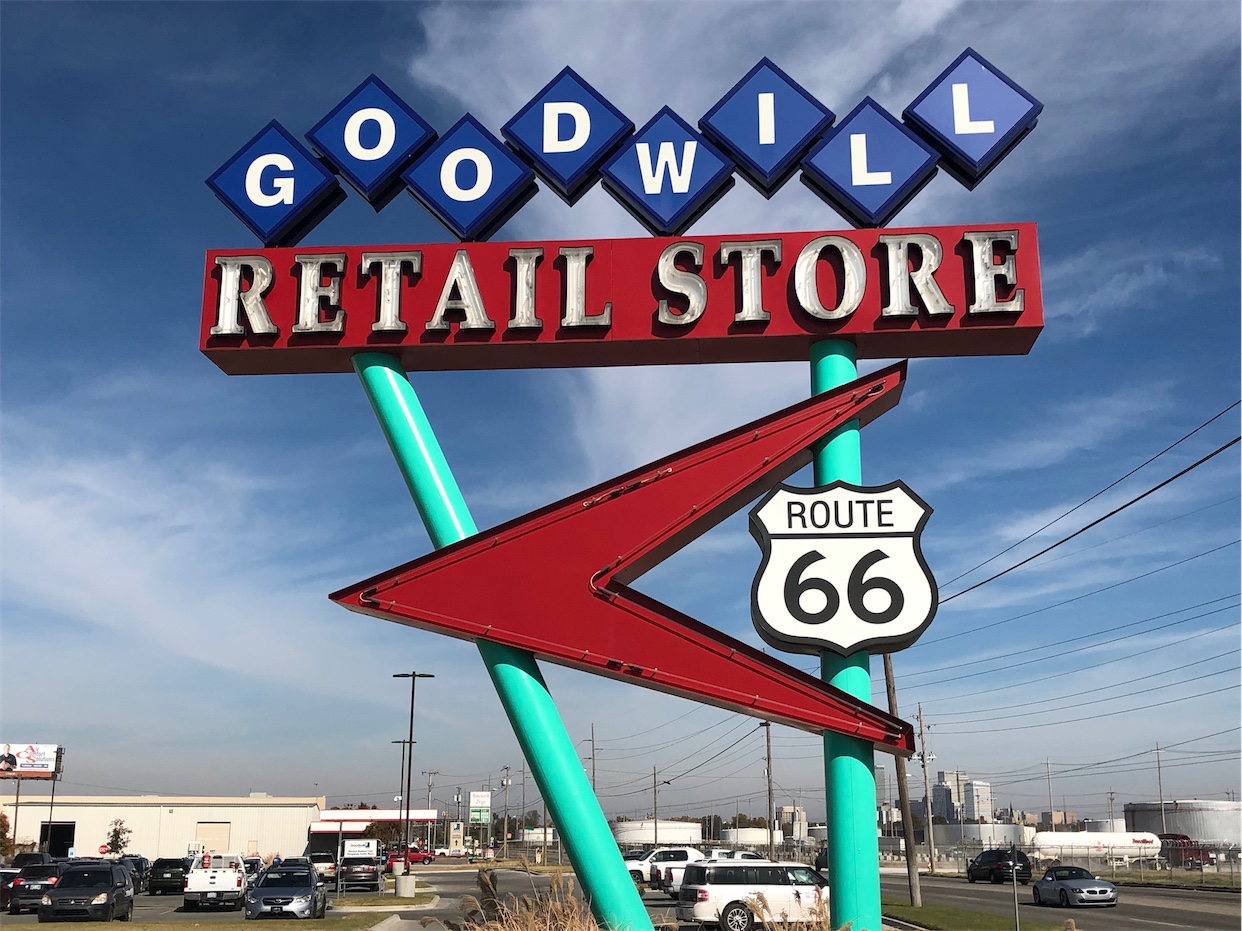Goodwill Sign Historic66