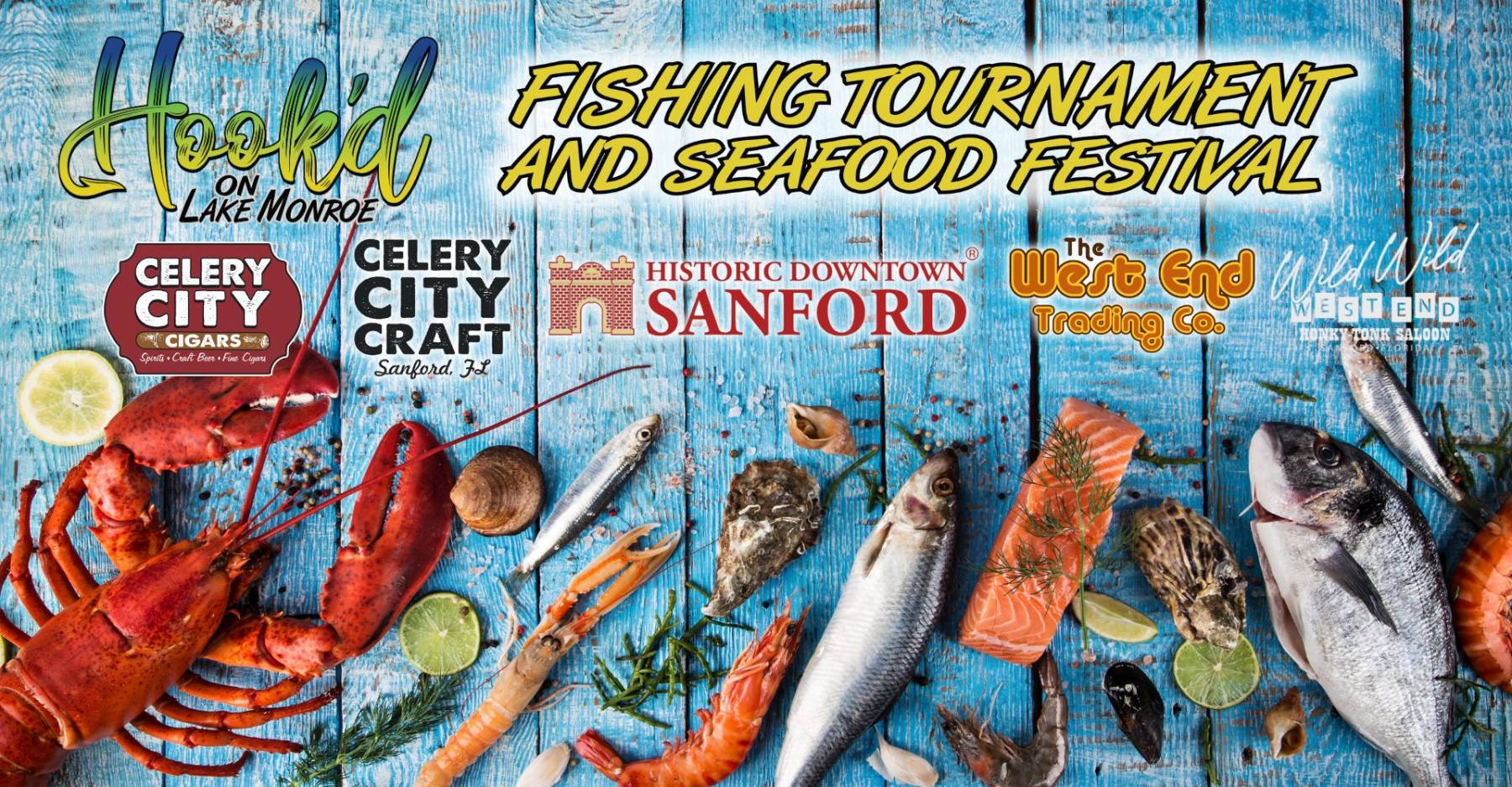 5th Annual Get Hook'd Seafood Festival & Fishing Tournament Historic Downtown Sanford