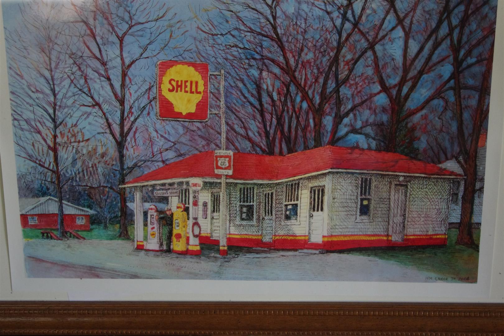 Mount Olive, IL. Historic Gas Stations