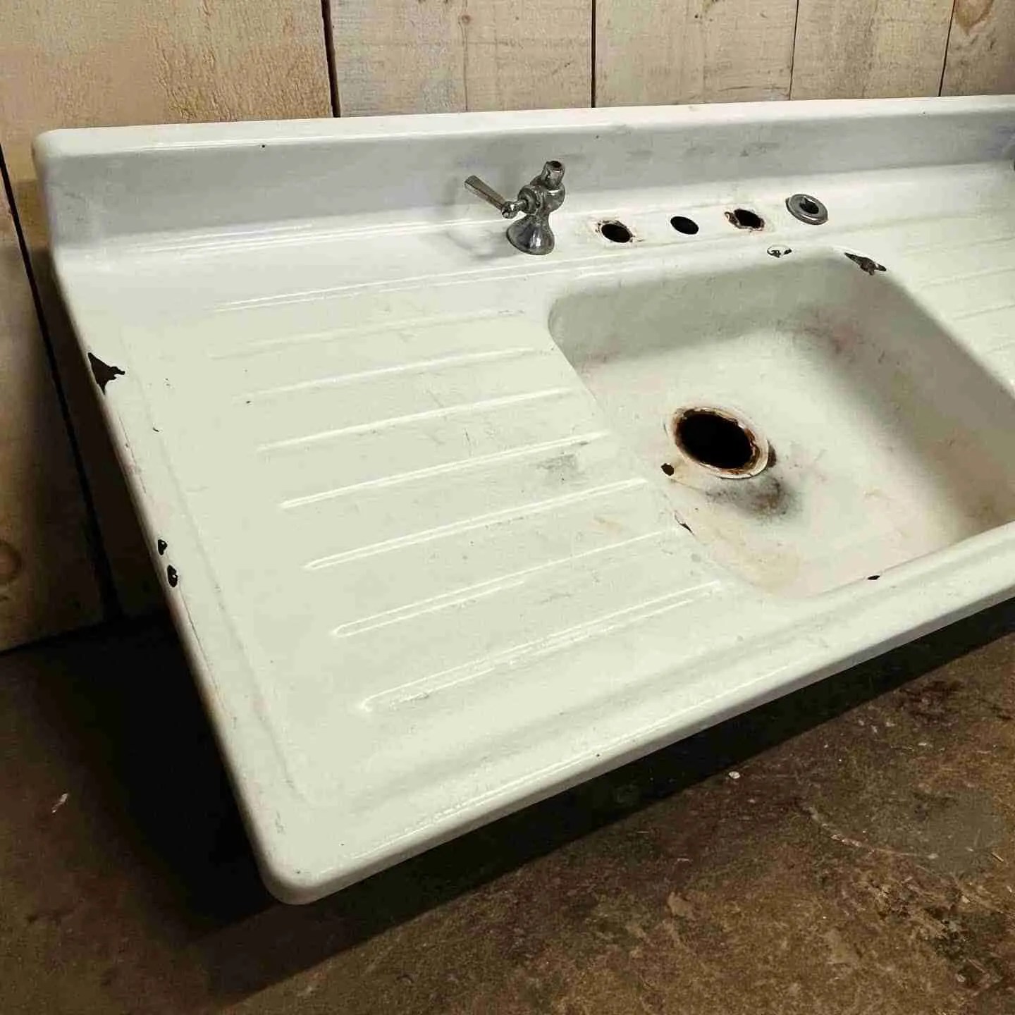 Antique Steel Kitchen Sink Historic House Salvage
