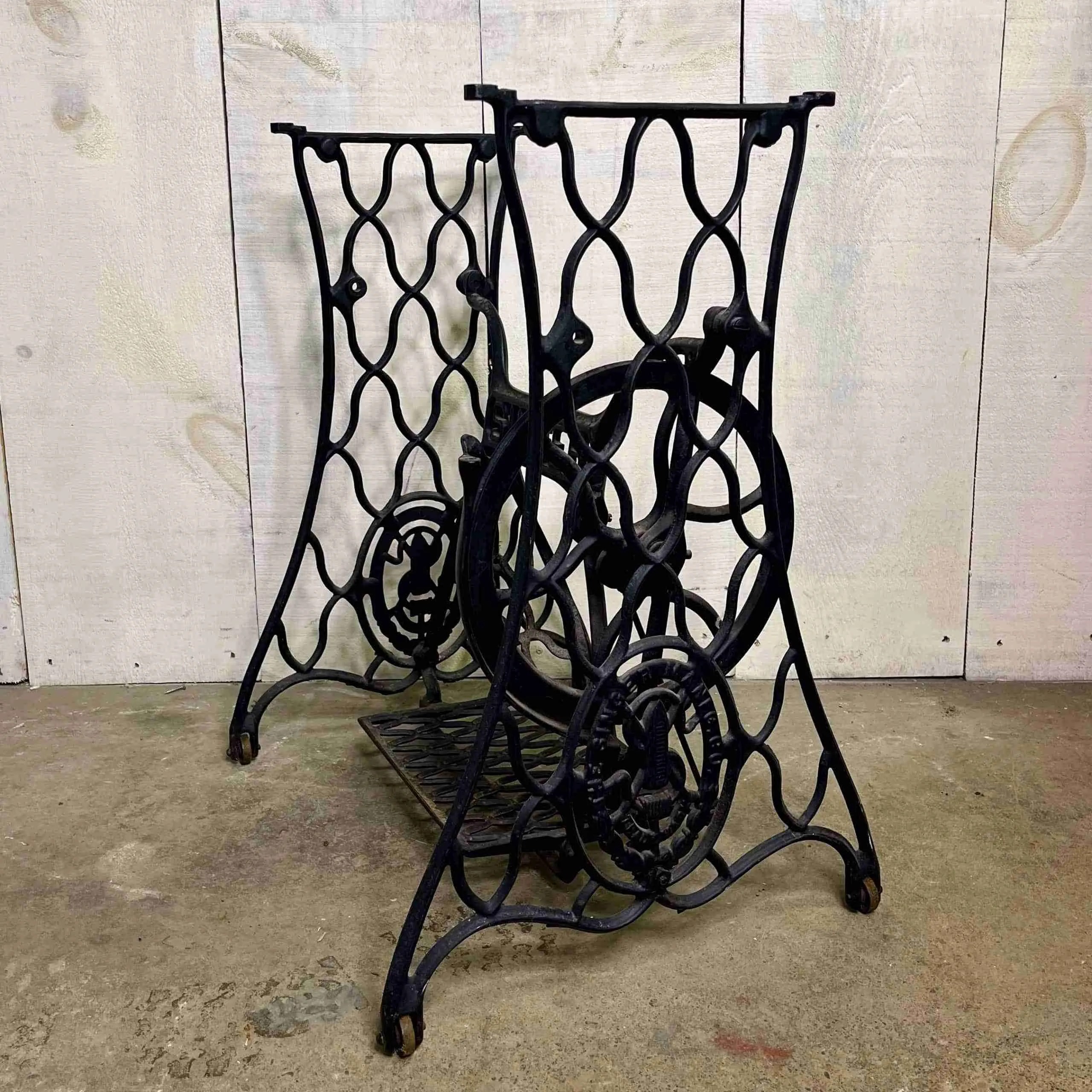 Antique Singer Sewing Machine Base Historic House Salvage