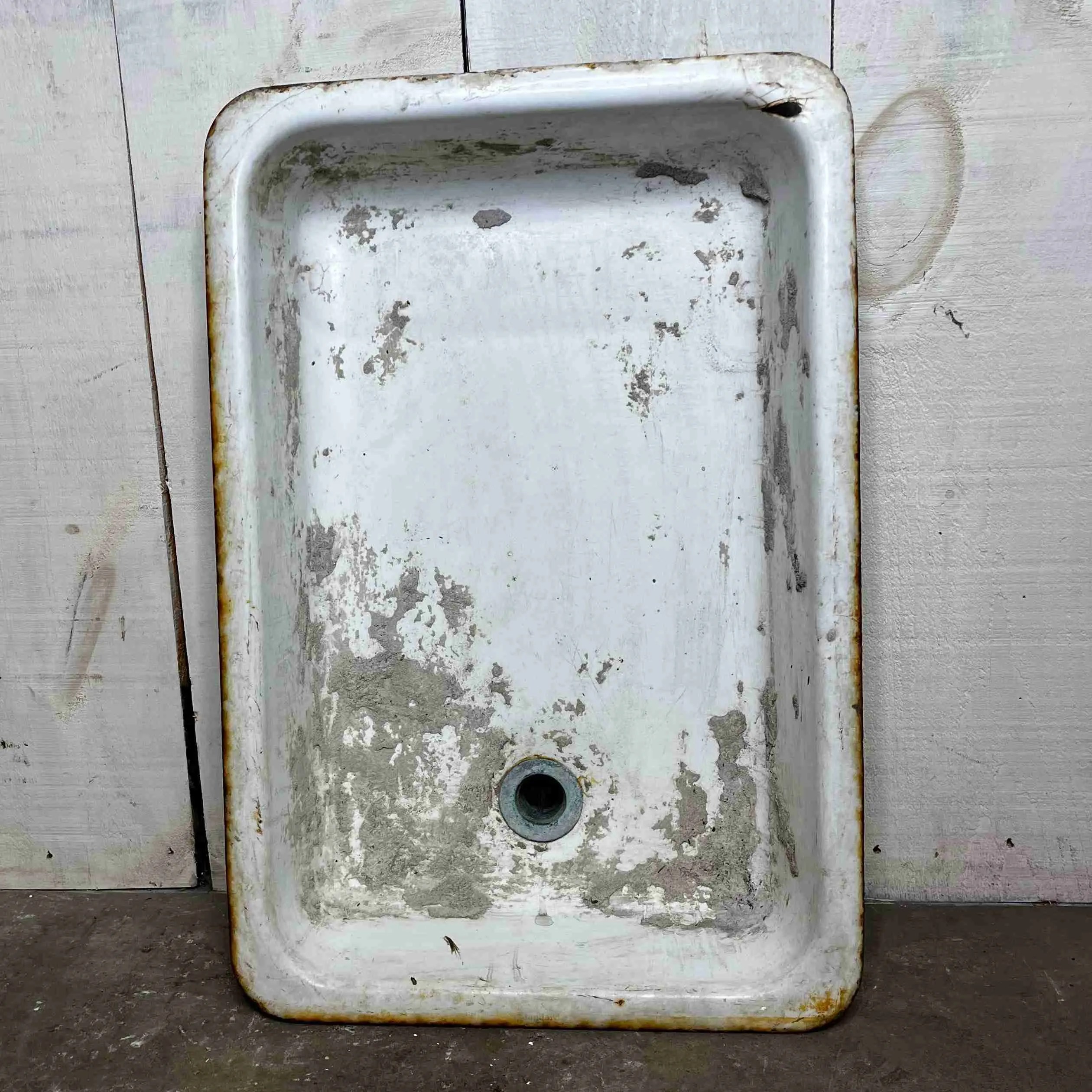 Shallow Cast Iron Slop Sink Historic House Salvage