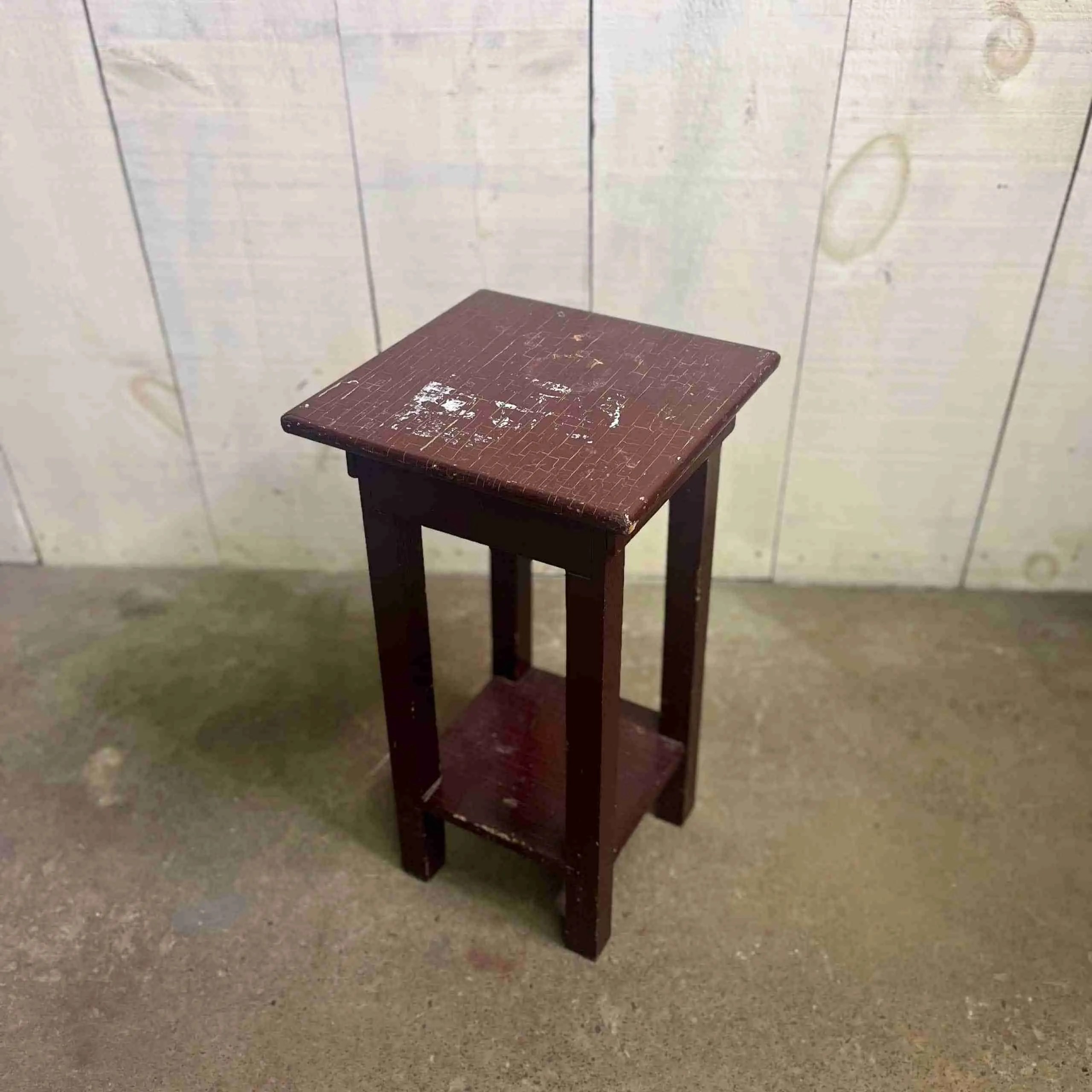Small Antique Side Table Historic House Salvage