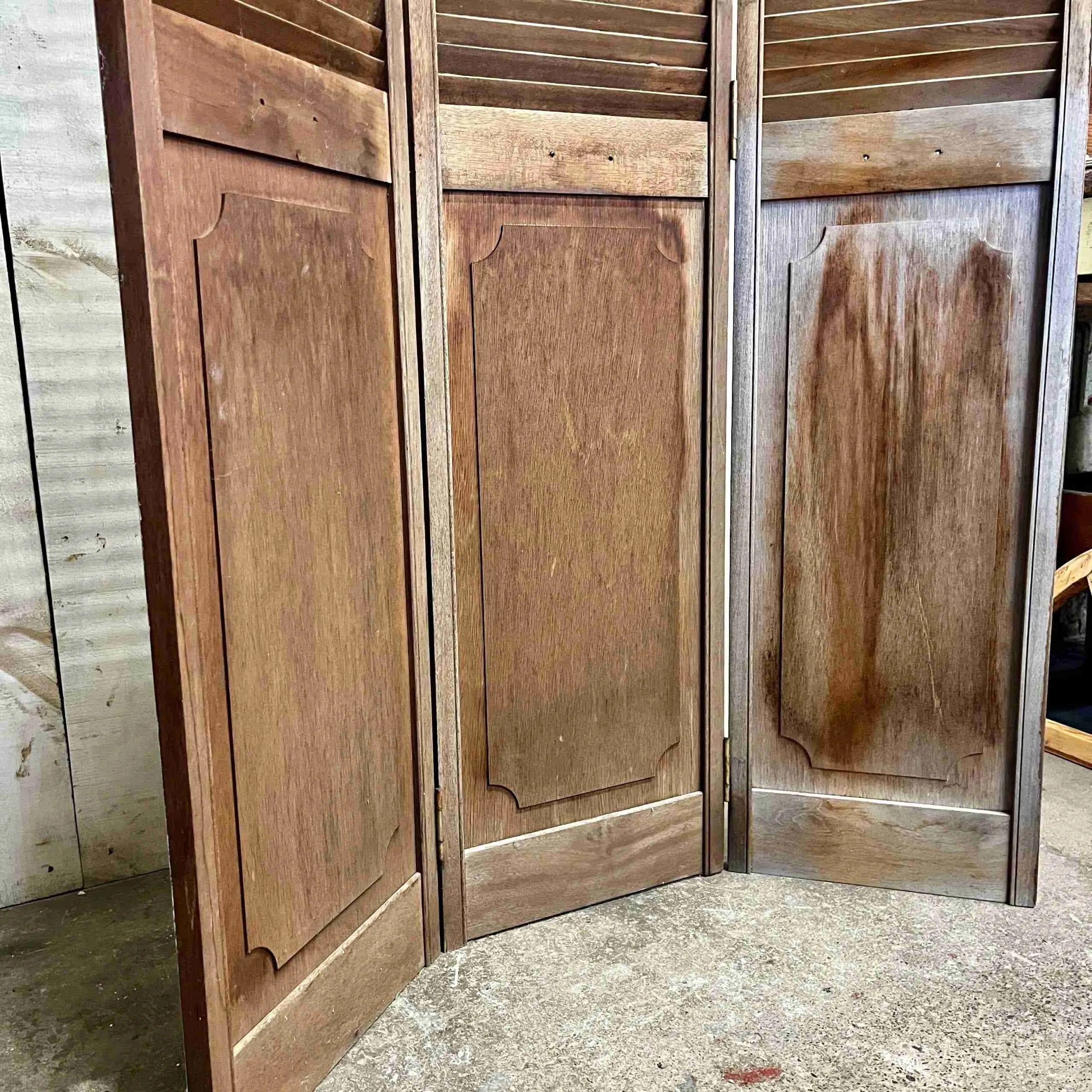 3 Shutter Room Divider Historic House Salvage