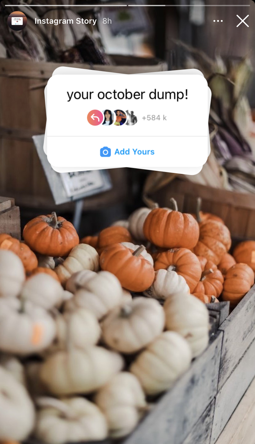 How to do the ‘October Dump’ photo trend on Instagram