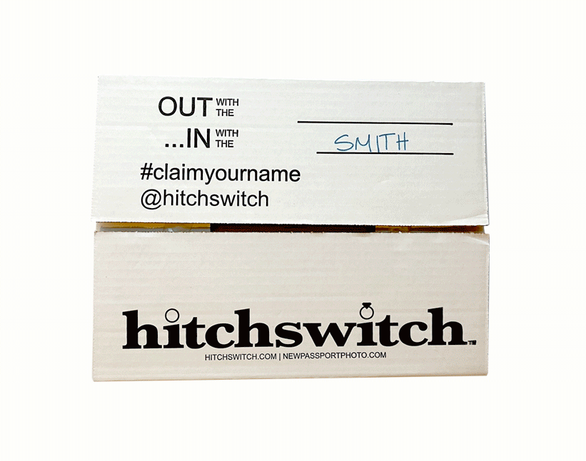 Name Change made easy by Hitch Switch