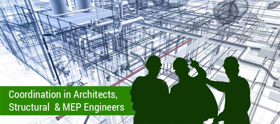 Coordination in Architects, Structural & MEP Engineers; Crucial across Coordination in Architects, Structural & MEP Engineers; Crucial across
