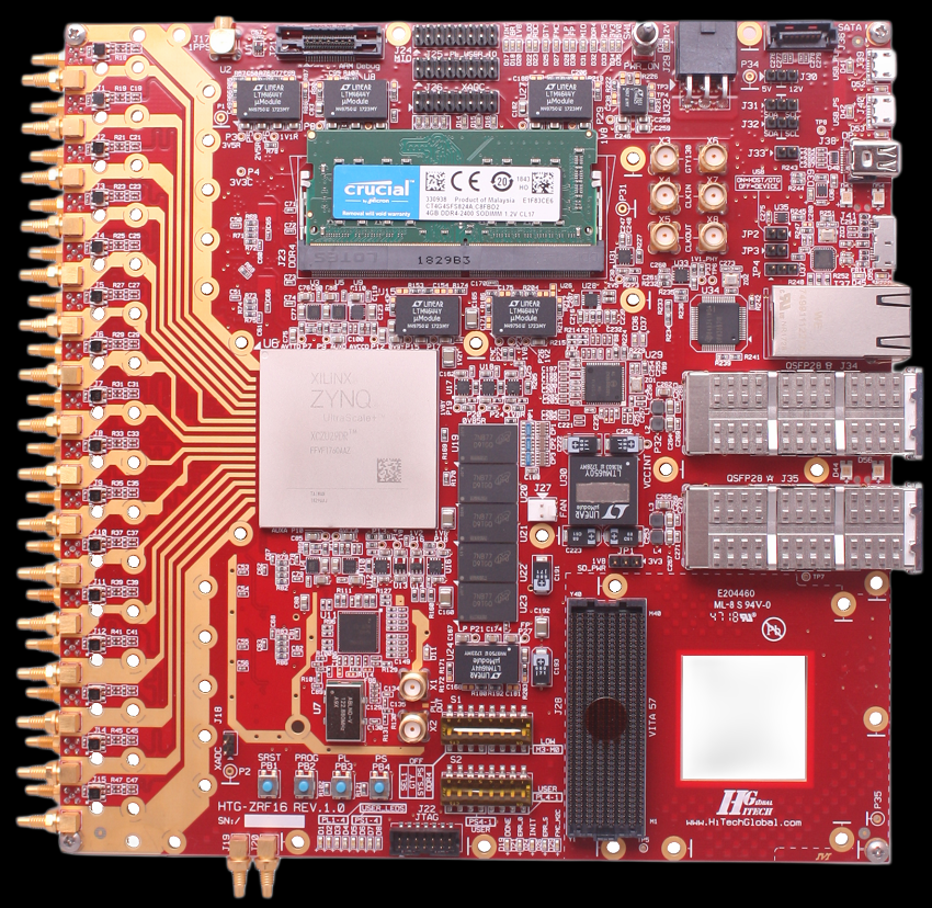 Xilinx x16 ADC / X16 DAC ZYNQ UltraScale+ RFSoC Development Board