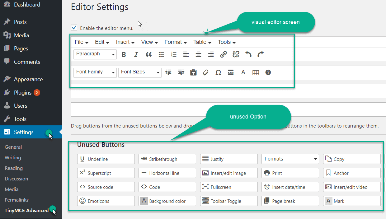 Customize WordPress Post Editor Toolbar with TinyMCE Advanced Customize WordPress Post Editor Toolbar with TinyMCE Advanced