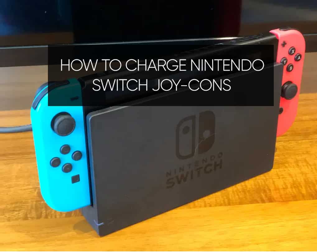 How to Charge Nintendo Switch JoyCons Controller?
