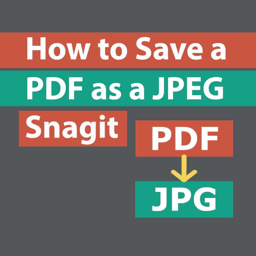 How to Save a PDF as a JPEG for FREE