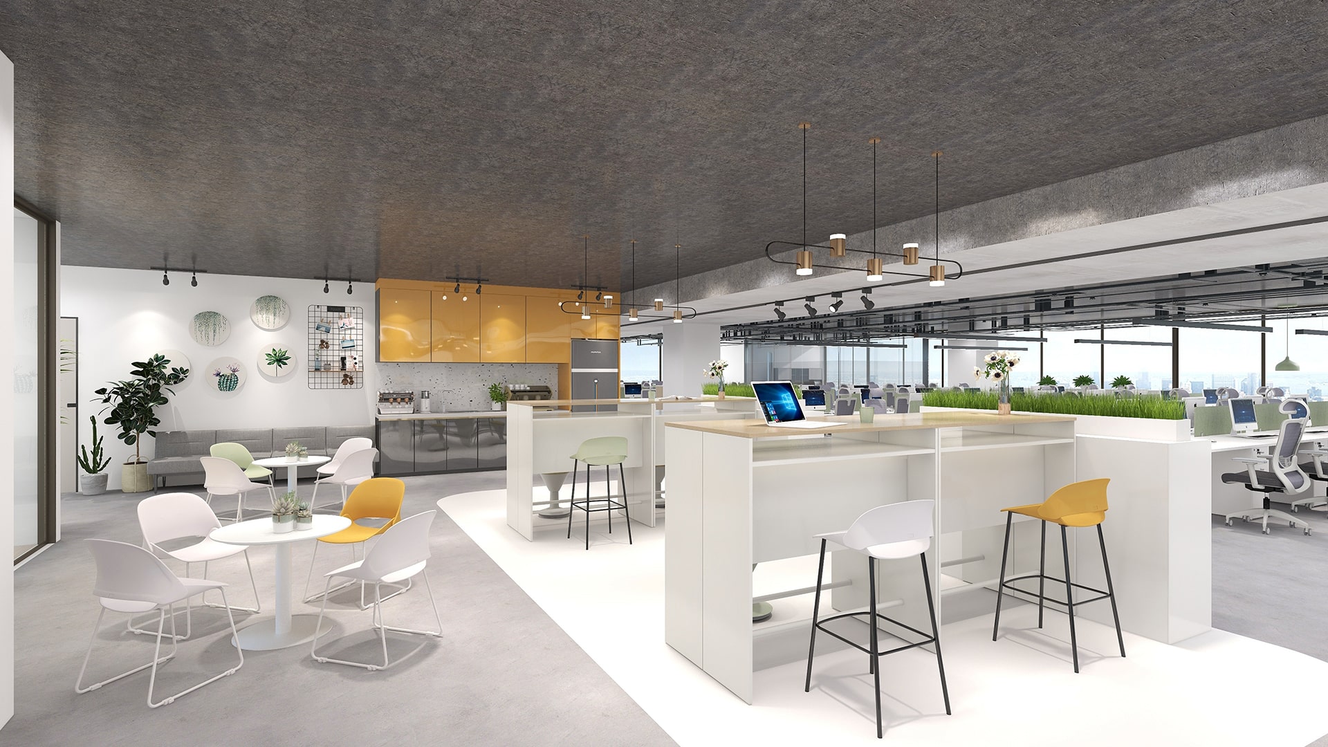 5 Work Zones Designed for Highperformance Hitec Offices