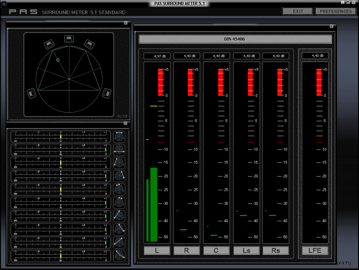 Surround Meter 5.1 for Windows 7/Vista/XP