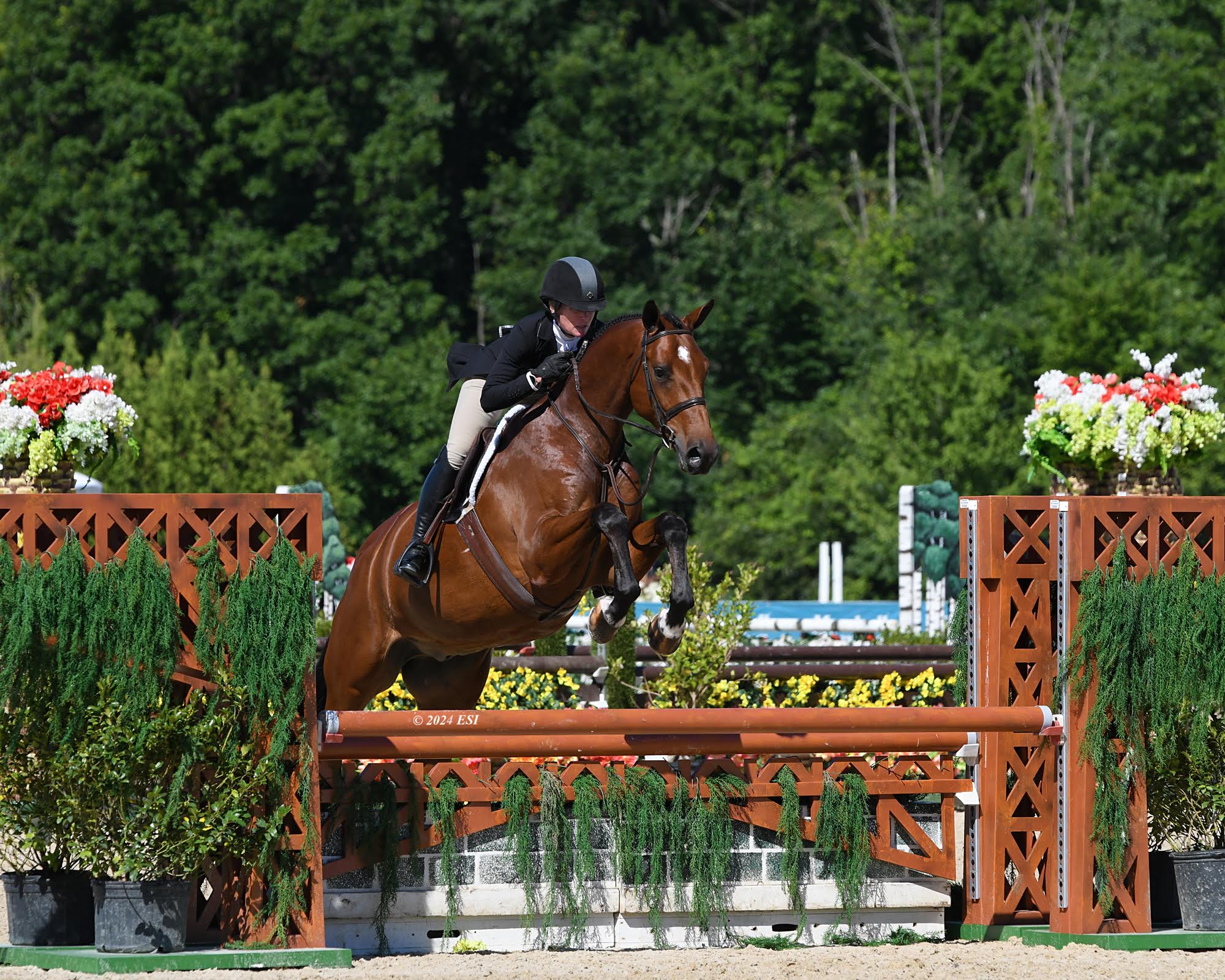 Laena Romond Scores High in the 2,500 USHJA National Hunter Derby To Bring Home First and
