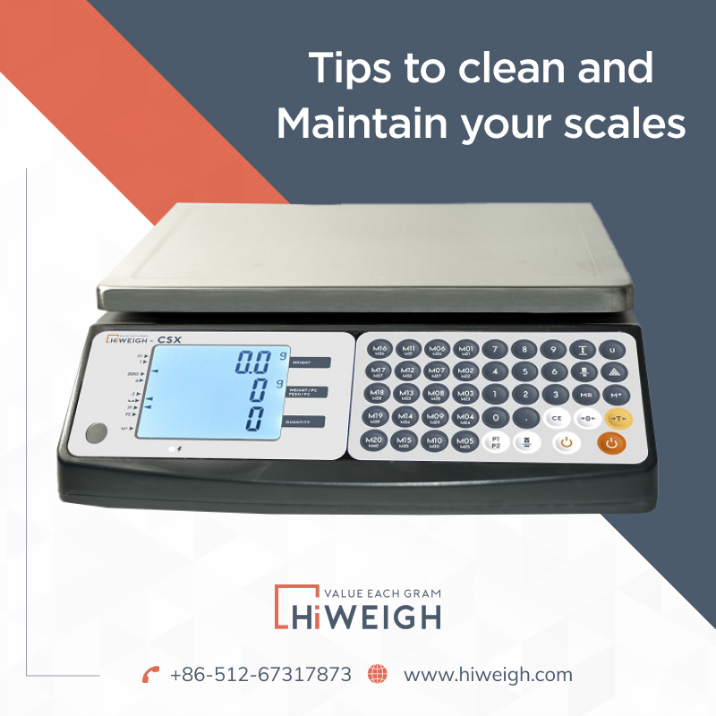 How to clean and maintain your scales?