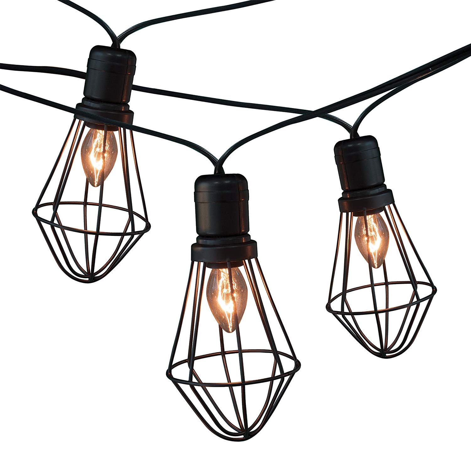 Buy Light Idea 10ct Oversized Wire Cage String Light (Indoor
