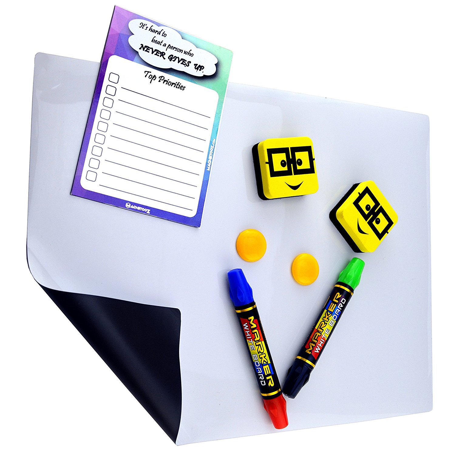 Buy Dry Erase Board Kit w/ Day Planner, 2 Erases &4Color Dry