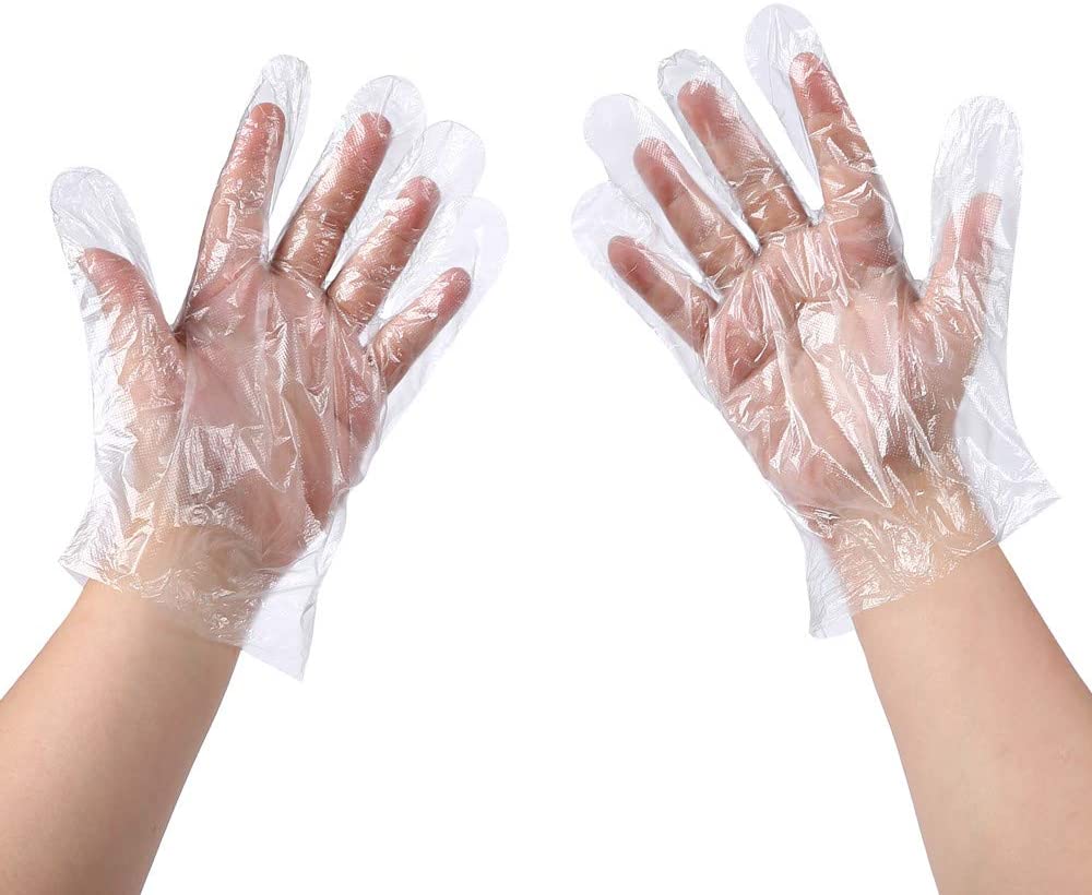 Buy 80 Cases Disposable Plastic Food Service/Handling Gloves Large