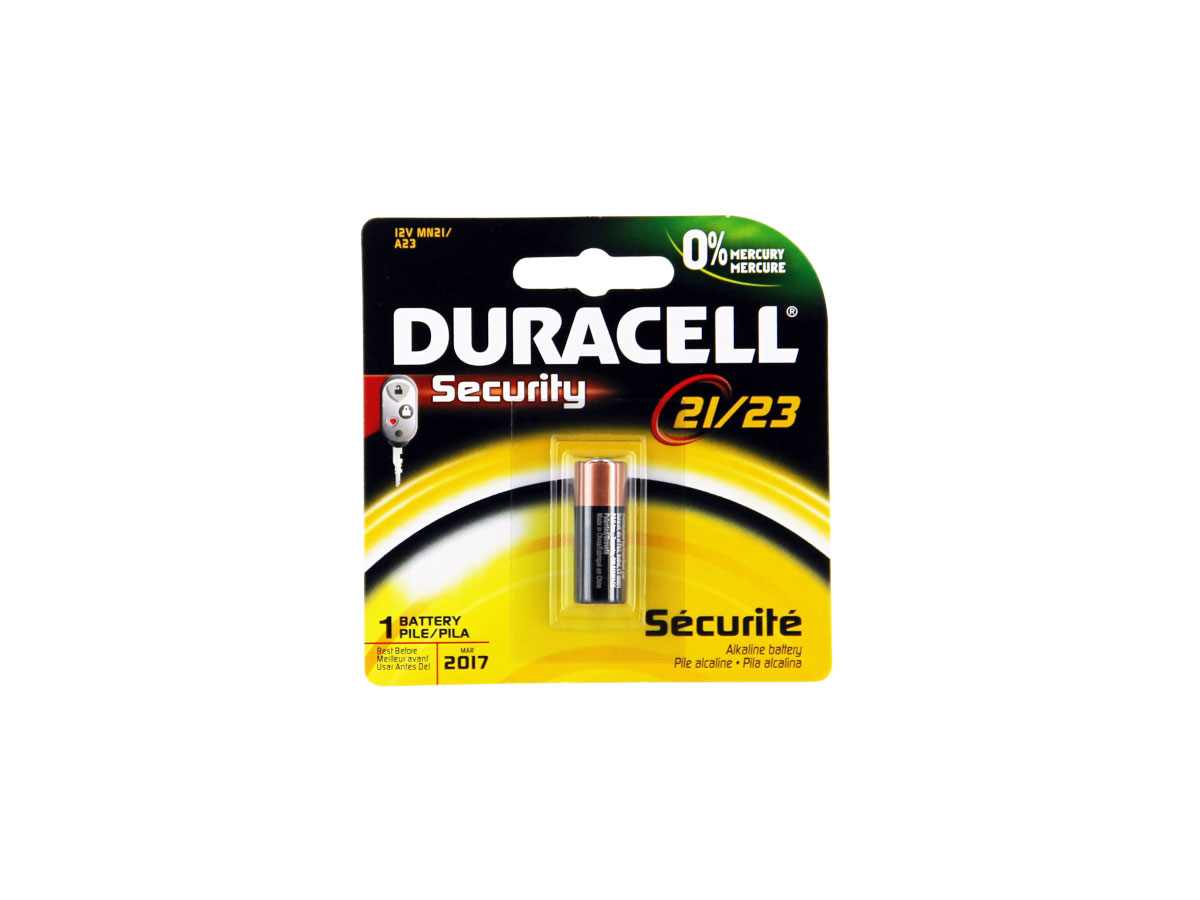 Buy Duracell MN21B 12V Alkaline Security Battery DL21 DL23 MN21 A23 21