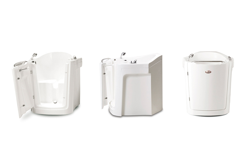 Sittbadkar Med Dörr Bazz Hjelpemiddeldatabasen Bazz hjørnebadekar, sittebadekar med dør fra