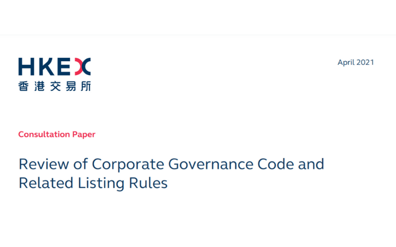 HKEX Consultation Paper on Review of Corporate Governance Code and