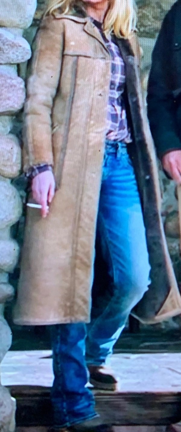 Yellowstone S02 Beth Dutton Leather Coat Hollywood Leather Jackets
