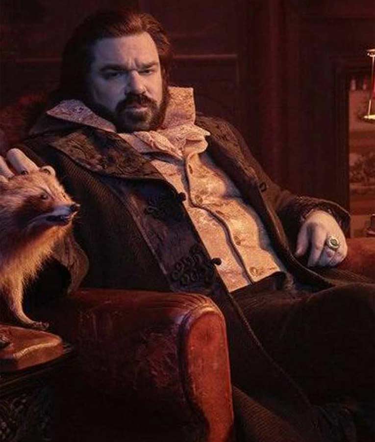 Matt Berry Black Coat What We Do In The Shadows Laszlo Cravensworth Coat