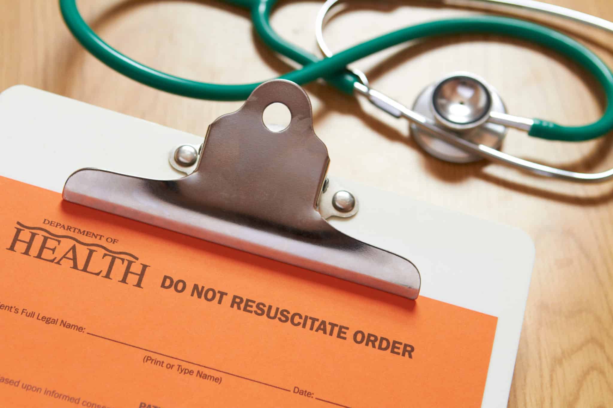 Do Not Resuscitate Order Why at Adrian Evans blog