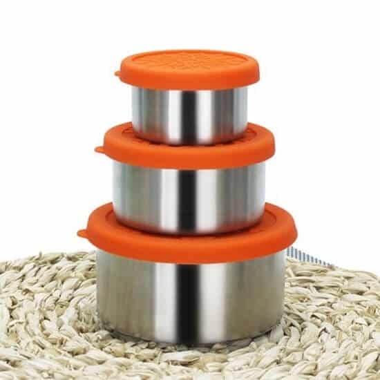 Stainless Steel Microwavable Stackable Lunch Box Containers