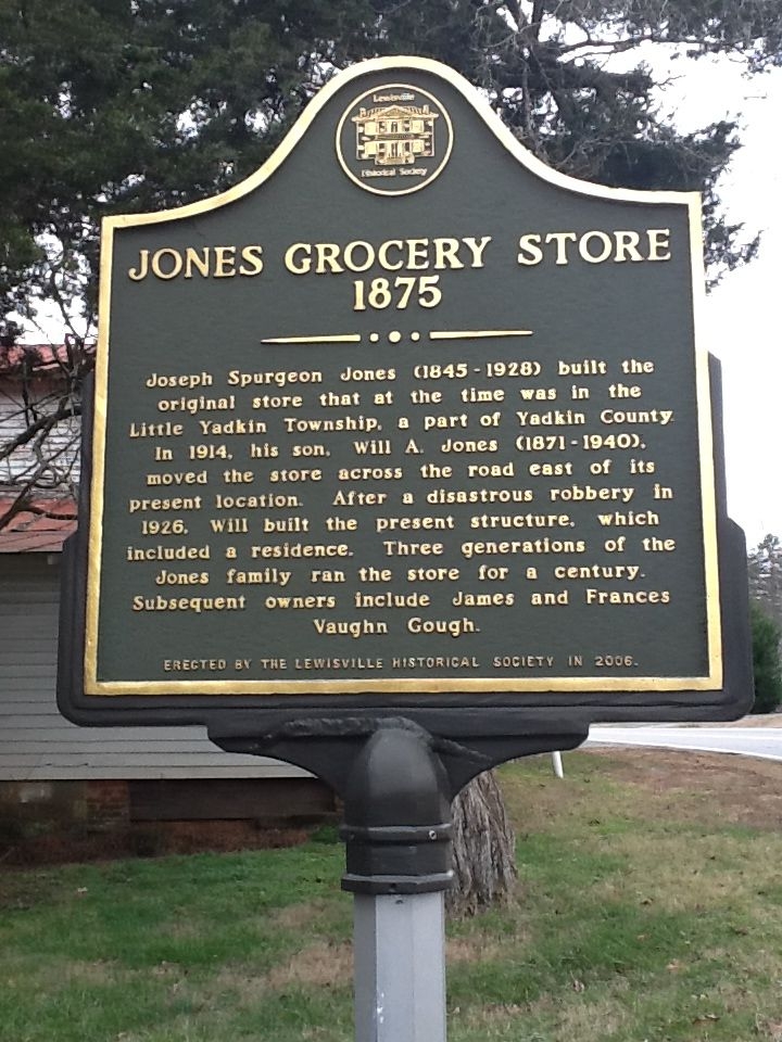 Photo Jones Grocery Store Marker
