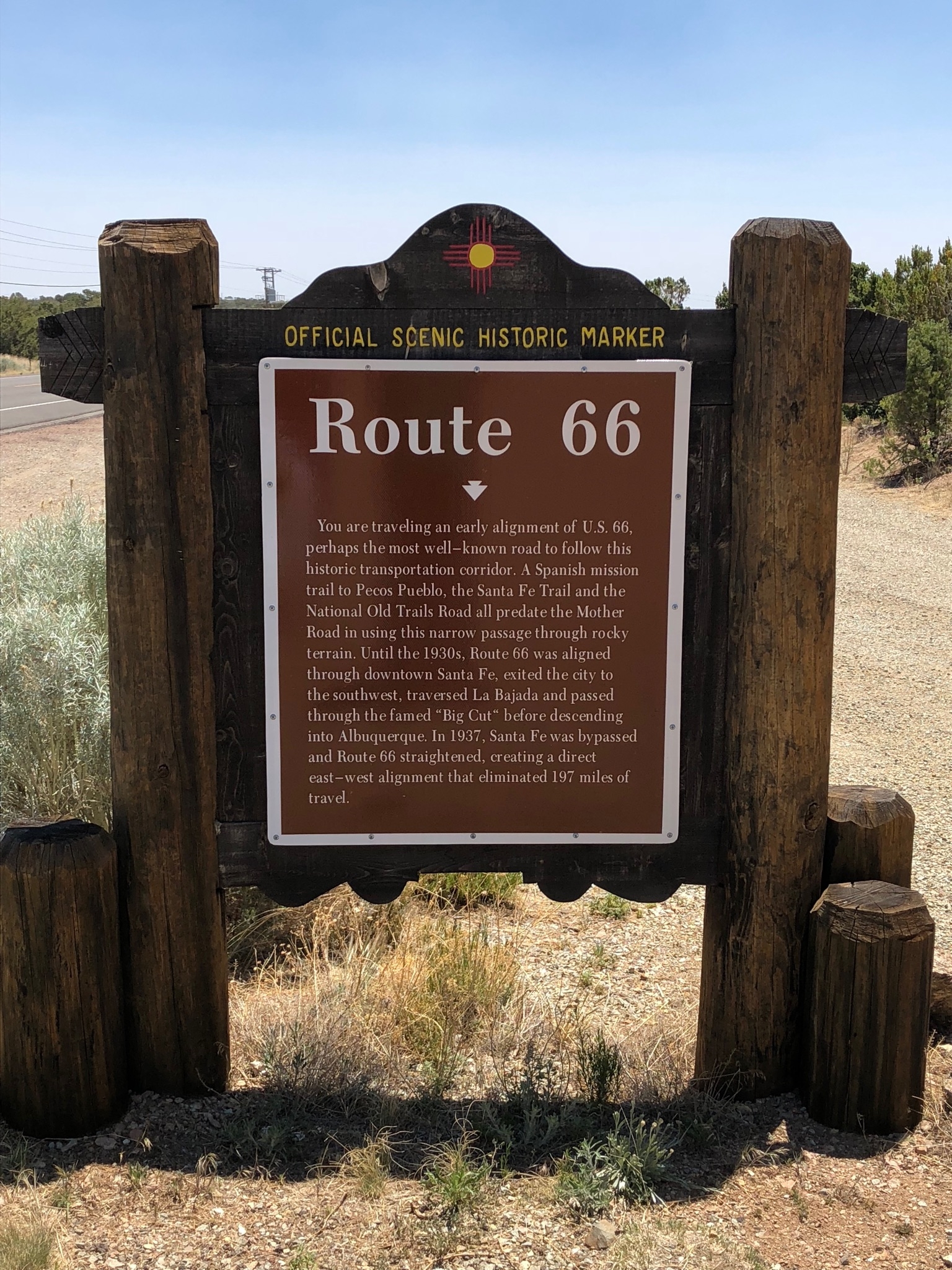 Photo Route 66 Marker