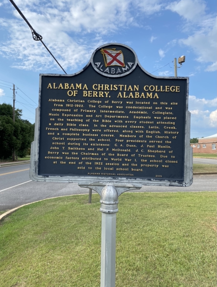 Photo Alabama Christian College of Berry, Alabama