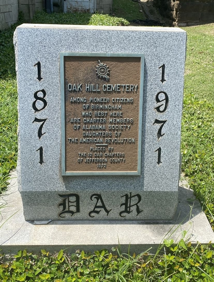 Photo Oak Hill Cemetery Marker