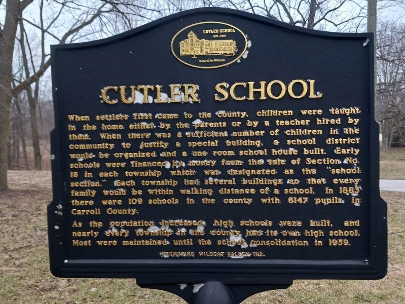 Cutler School Historical Marker