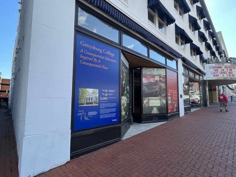 Gettysburg College Historical Marker