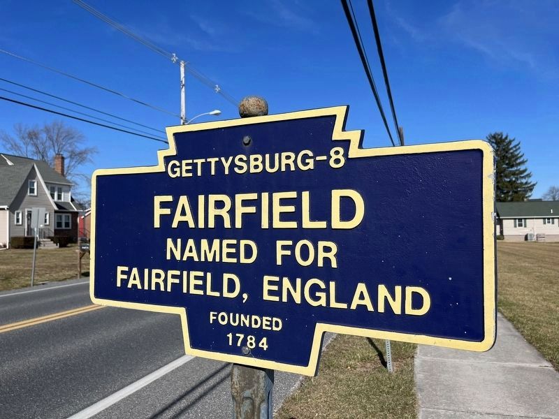 Fairfield Historical Marker