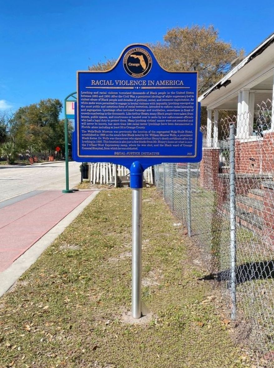 Photo The Lynching of Arthur Henry / Racial Violence in America Marker