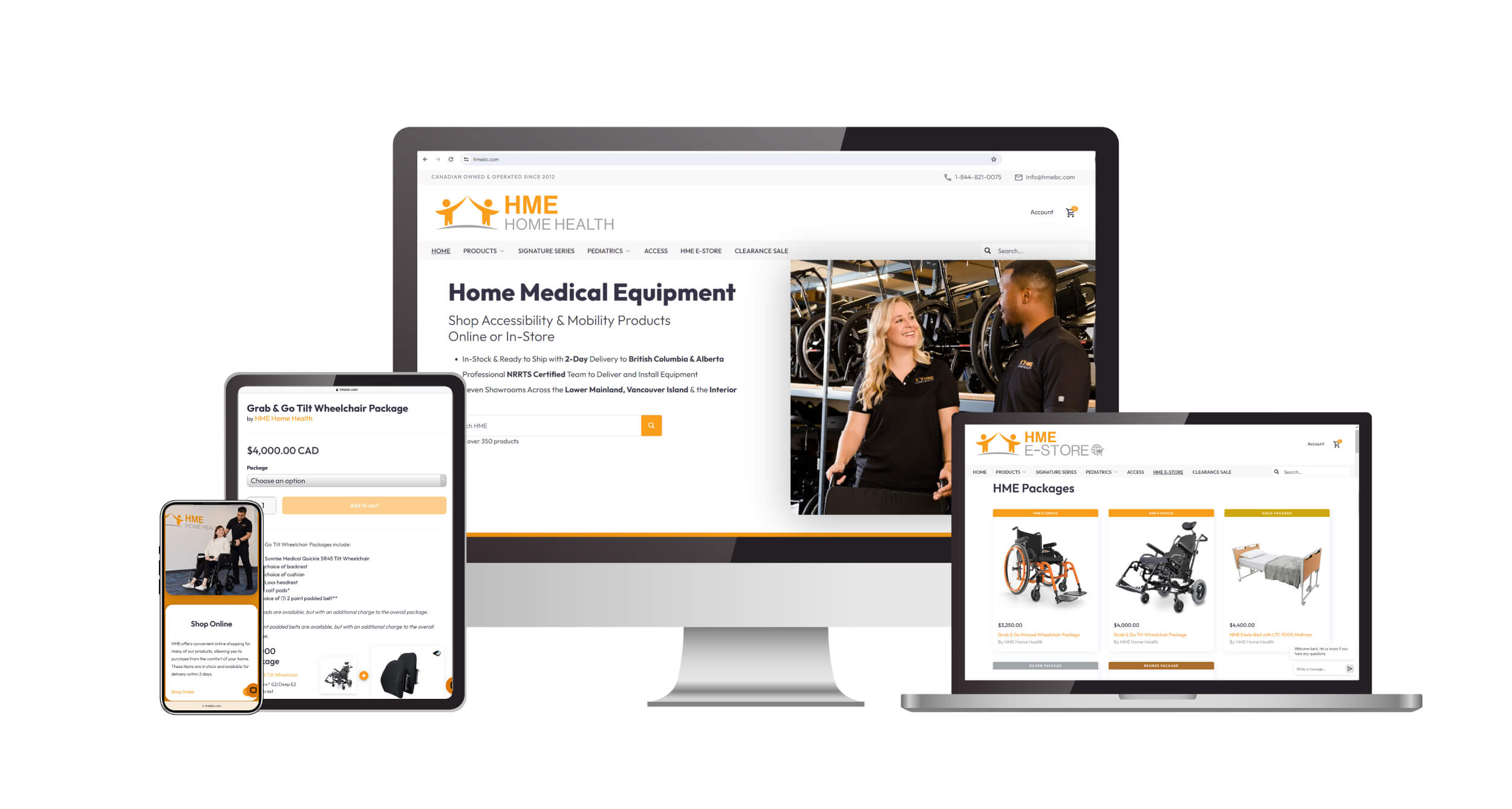 HME Home Health Launches Newly ReDesigned site with HME EStore