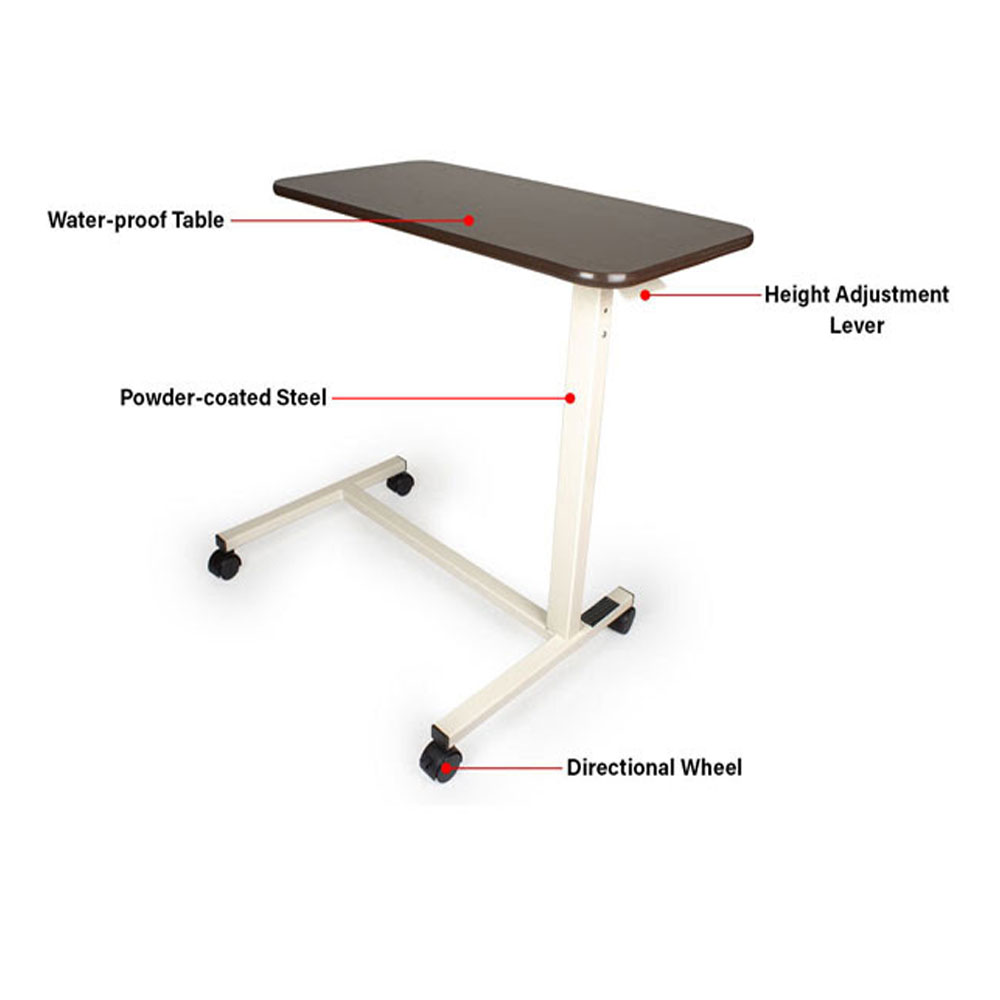 HME Professional Series Overbed Table (Custom) • Overbed and Lift Chair
