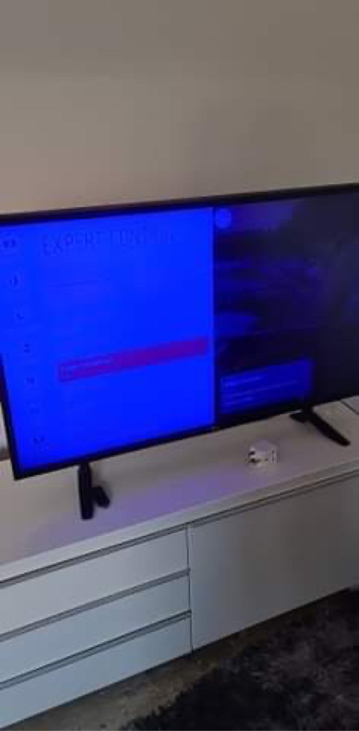 Blue hue on LG TV The Shed Jambos Kickback