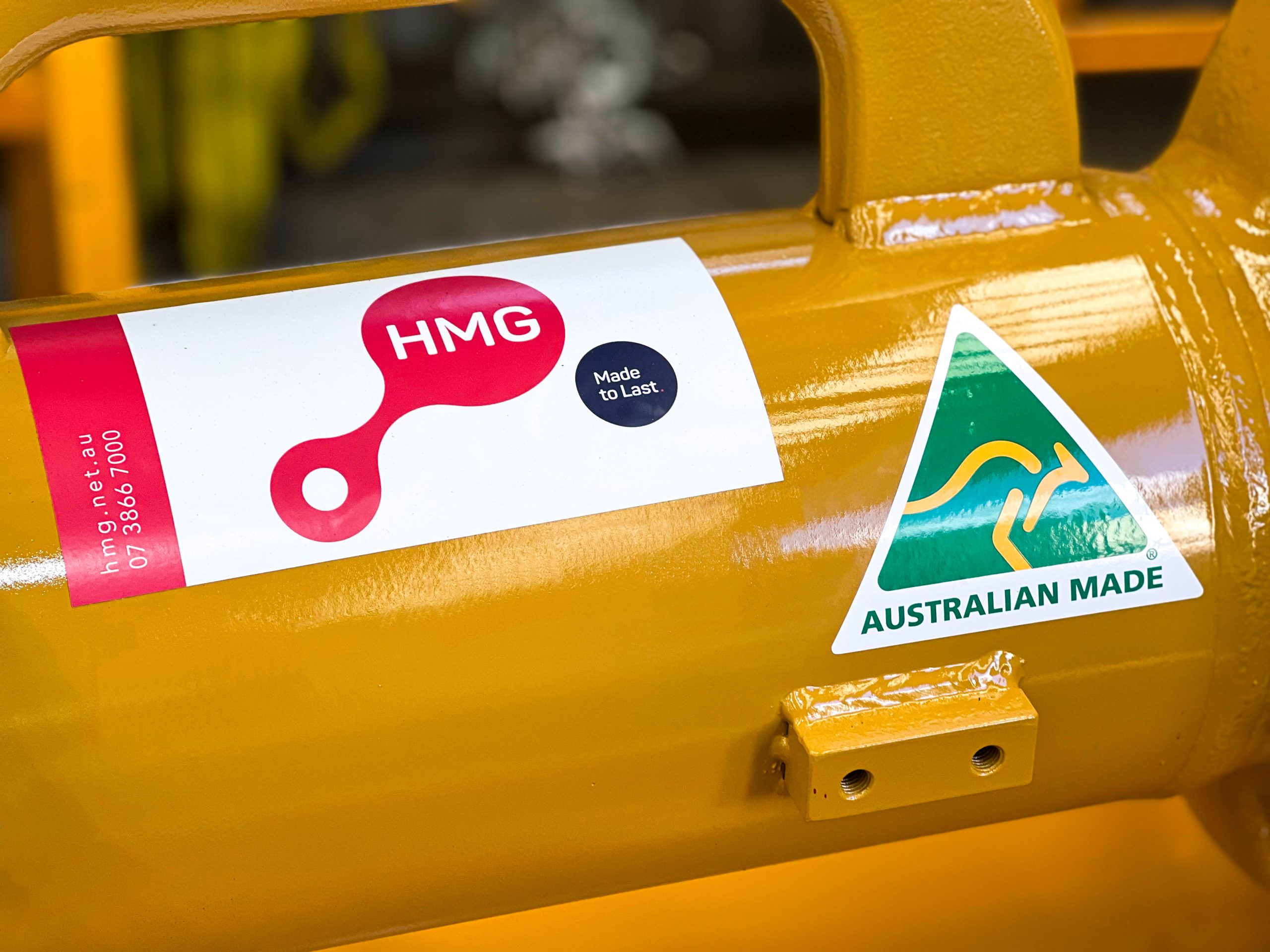 Australian Made Certification for HMG's Hydraulic Cylinders