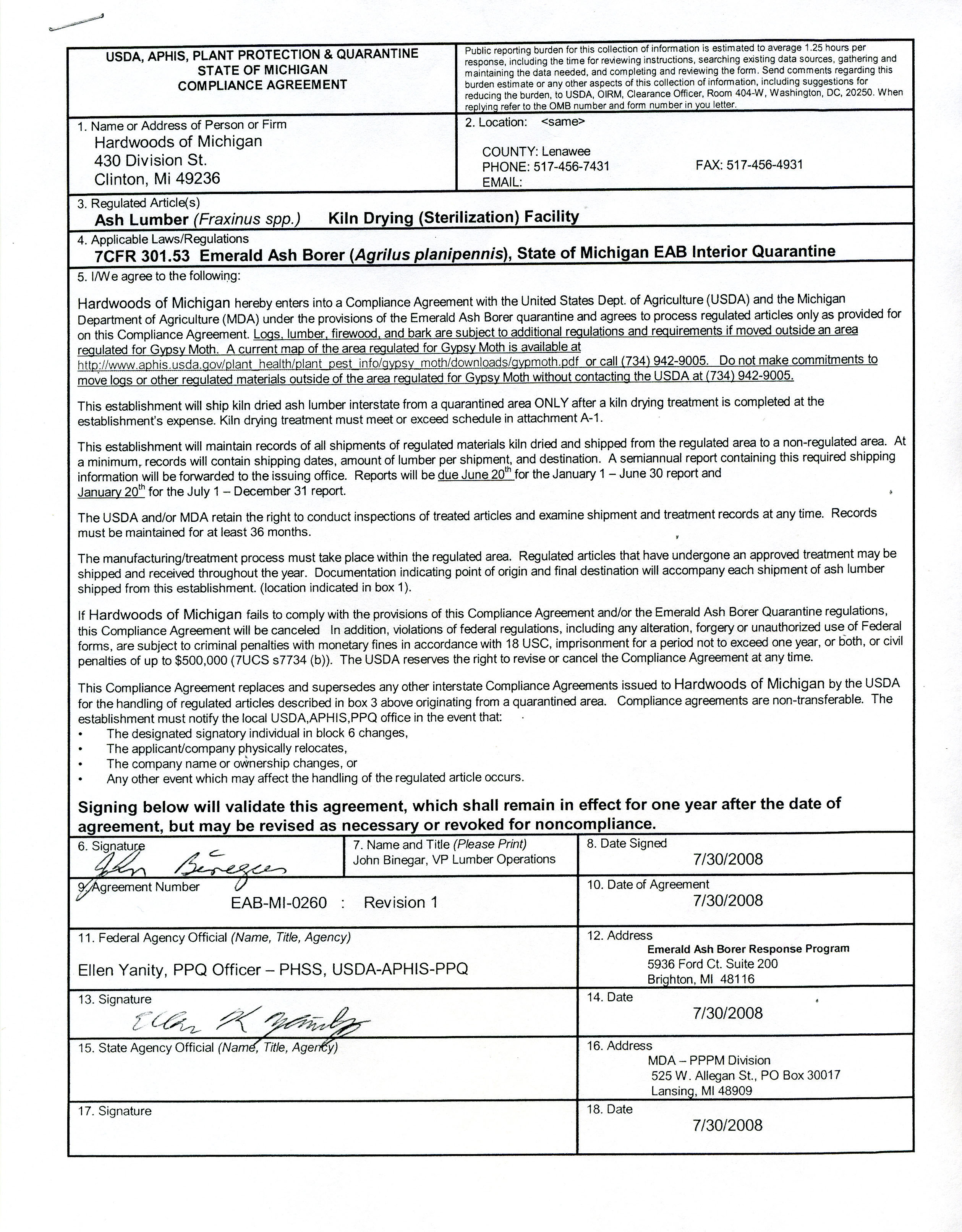 Sustainable Forestry Certified from MSU and USDA Certified Forester
