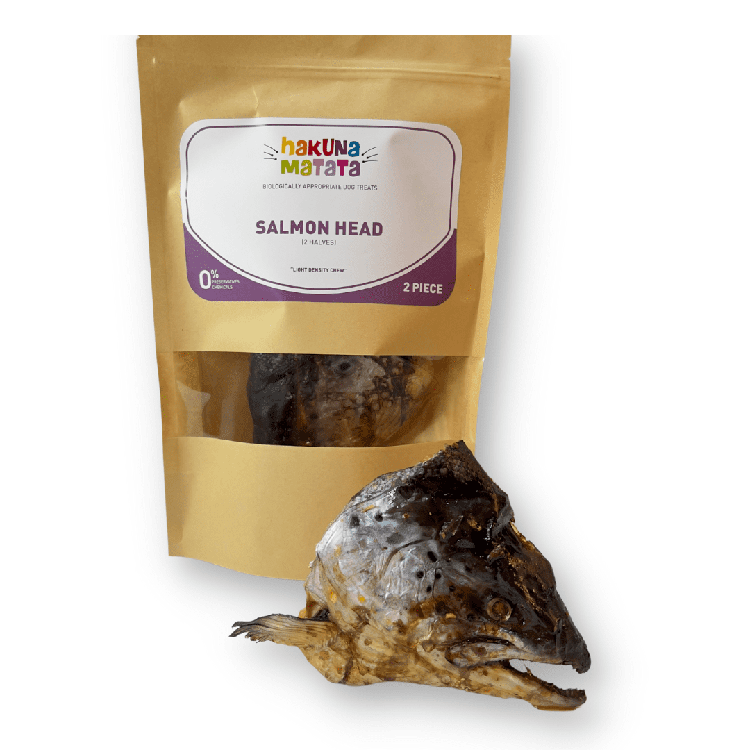 Salmon Head Hakuna Matata Biologically appropriate dog treats